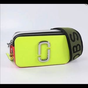 Fluorescent small Marc Jacobs snapshot bag